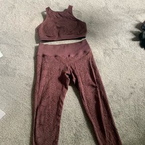 Avocado work out set/yoga set